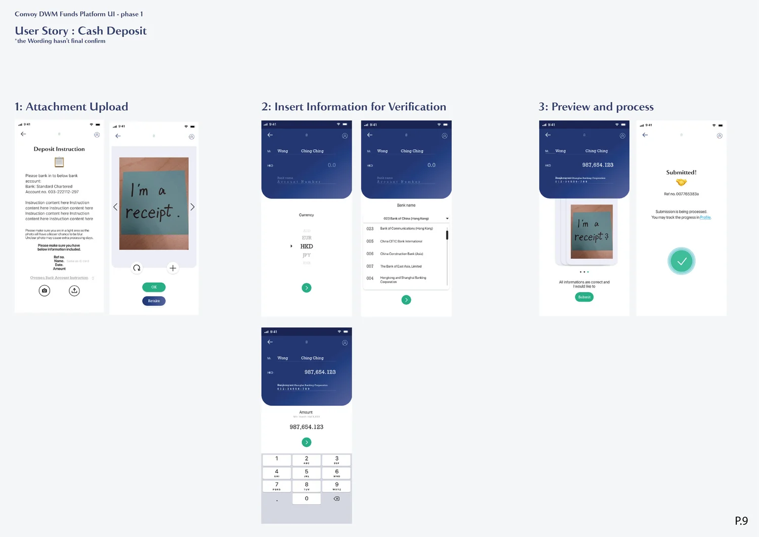 DWM phase 1 prototype — core flow